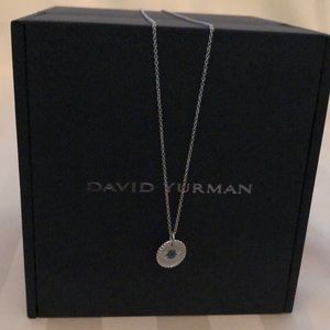DAVID YURMAN EVIL EYE CHARM NECKLACE